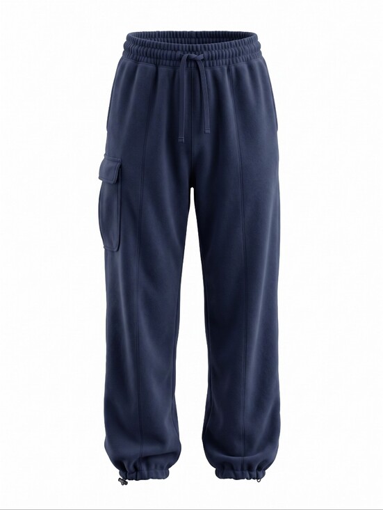 Calla Pants - Calla Women's Scrubs Navy Cargo Track Joggers with Drawcord Legs & Waist Size S